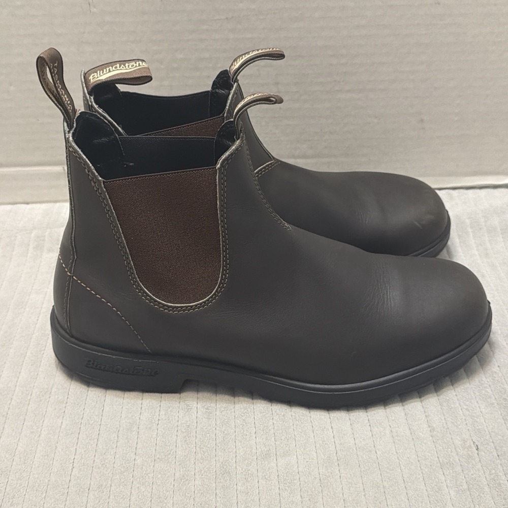 Blundstone 500 Chelsea Boots Mens US 11 AU 10 Brown Leather Casual Everyday